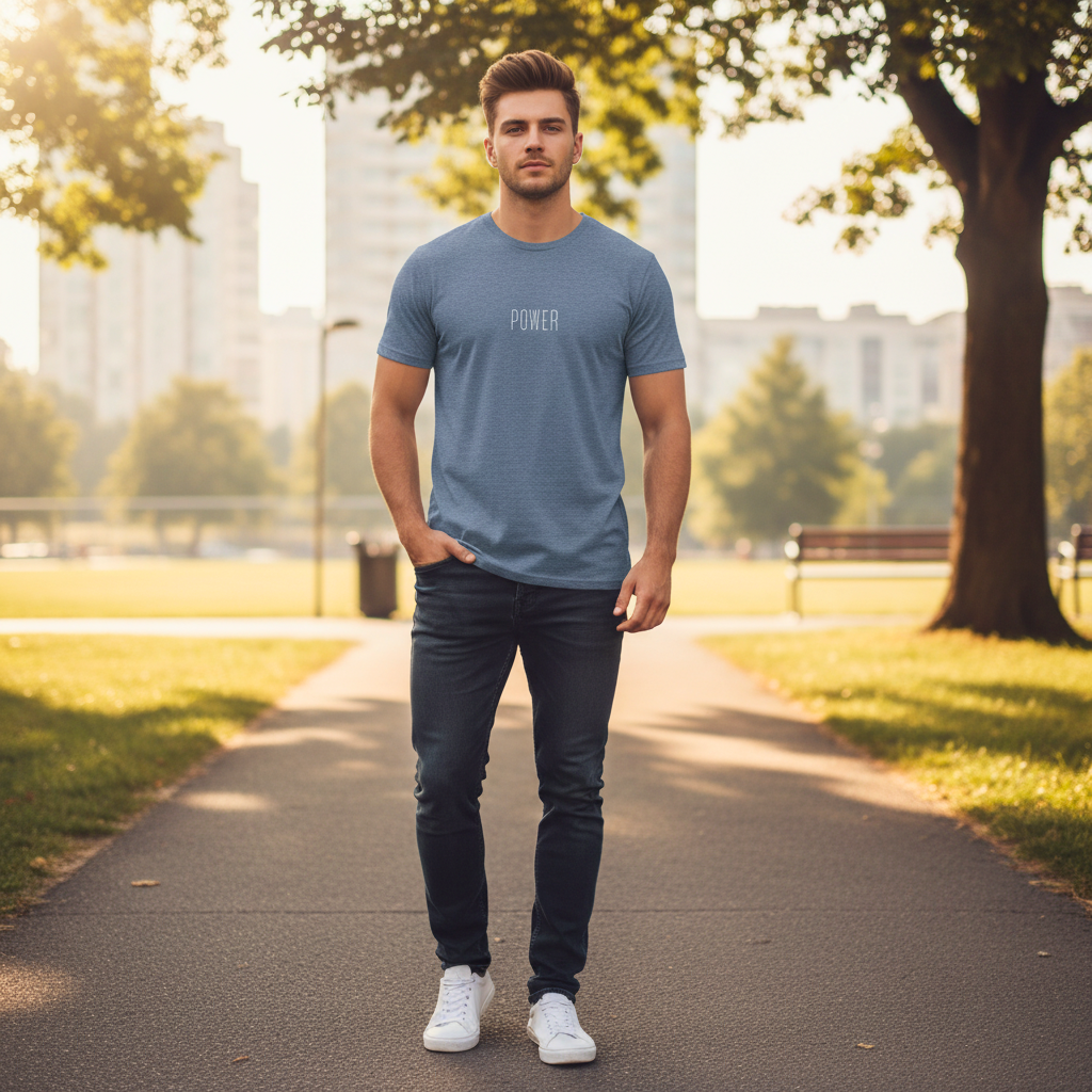 T-shirt “Power.” — Vision Blanche