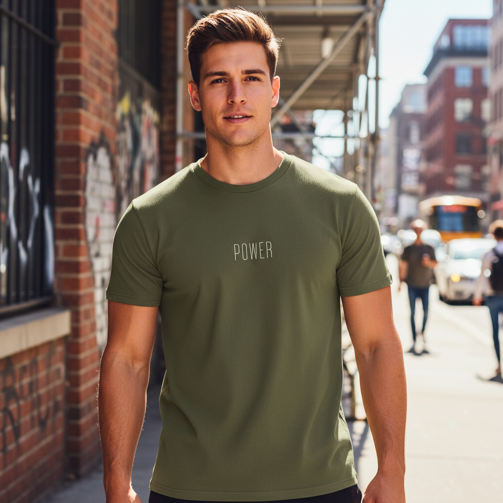 T-shirt “Power.” — Vision Blanche