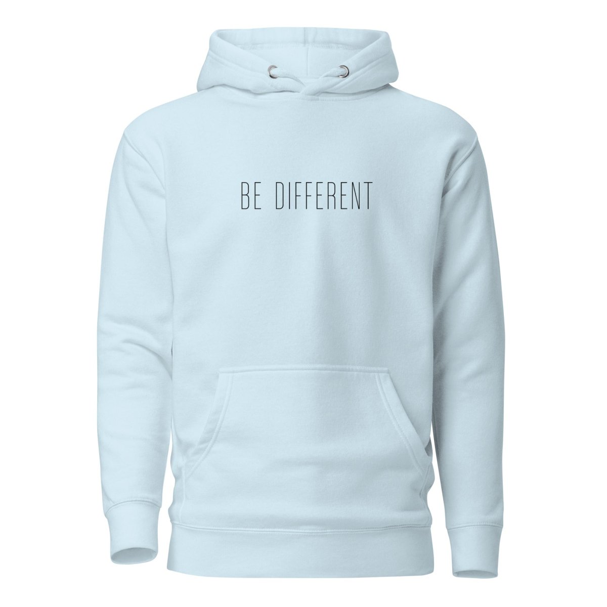 Hoodie Premium Unisexe – BE DIFFERENT (Noir) - Wearistic