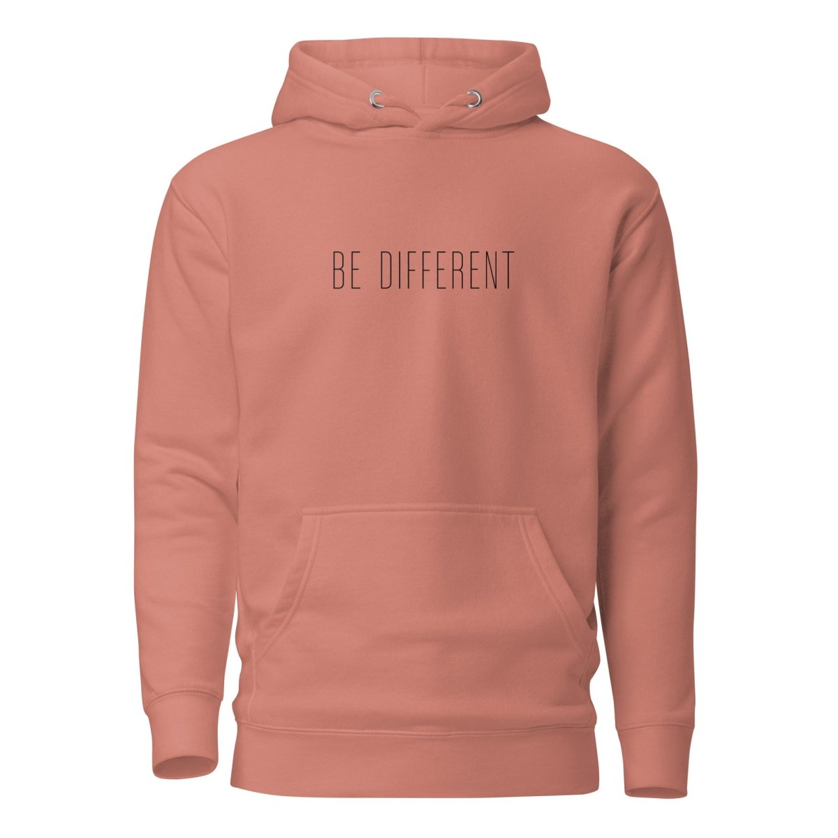 Hoodie Premium Unisexe – BE DIFFERENT (Noir) - Wearistic