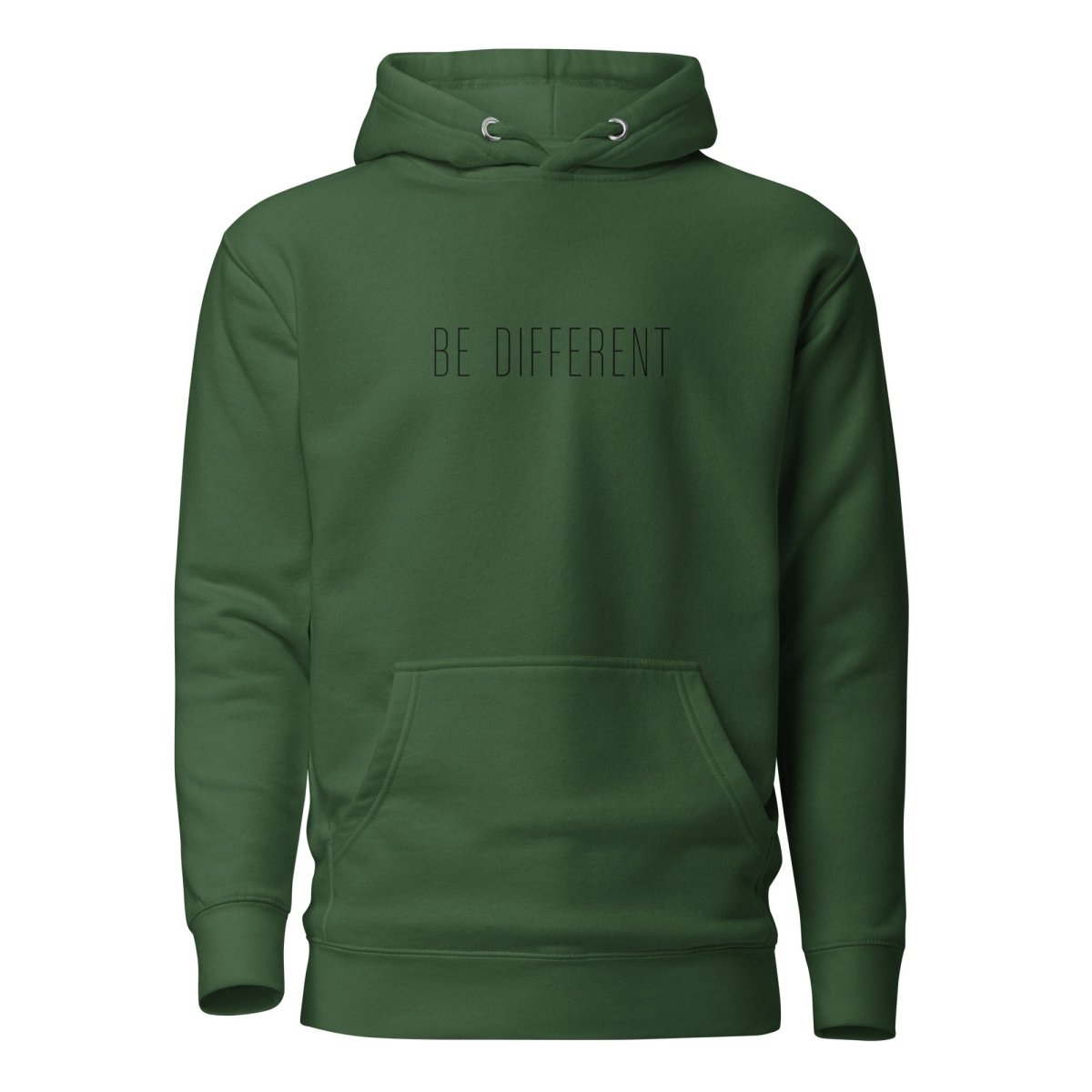 Hoodie Premium Unisexe – BE DIFFERENT (Noir) - Wearistic