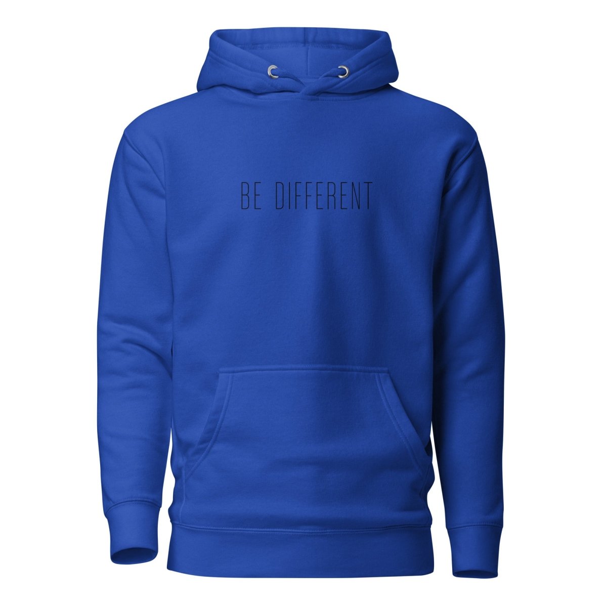 Hoodie Premium Unisexe – BE DIFFERENT (Noir) - Wearistic