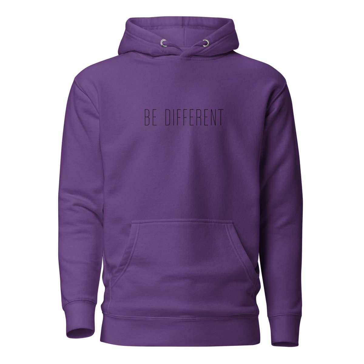 Hoodie Premium Unisexe – BE DIFFERENT (Noir) - Wearistic