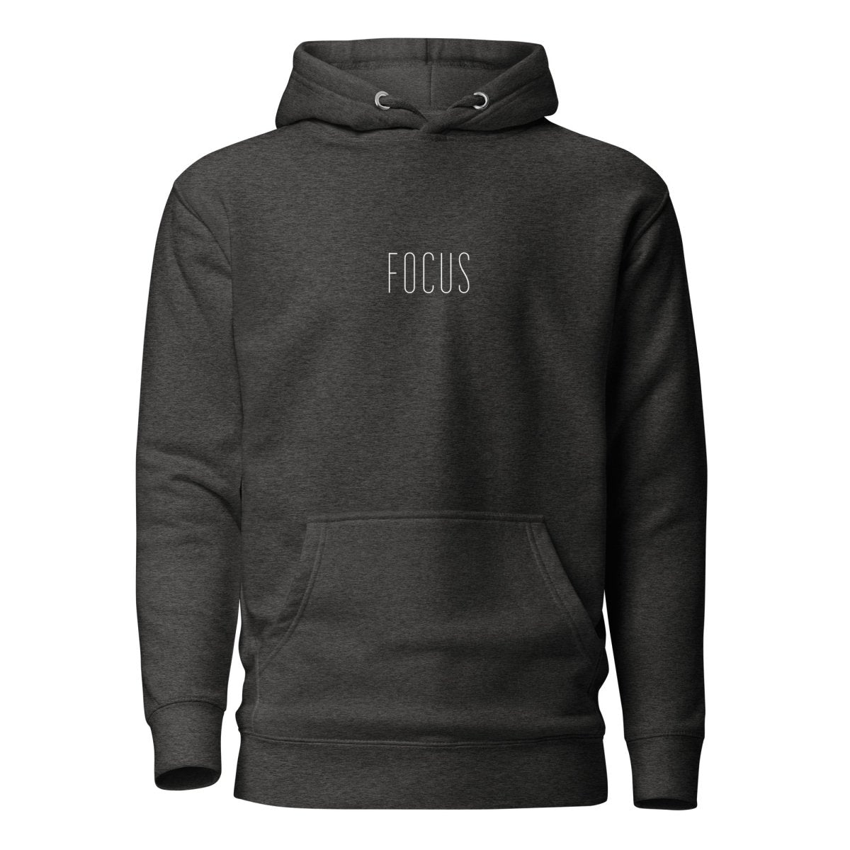 Hoodie Premium Unisexe – FOCUS (Blanc) - Wearistic