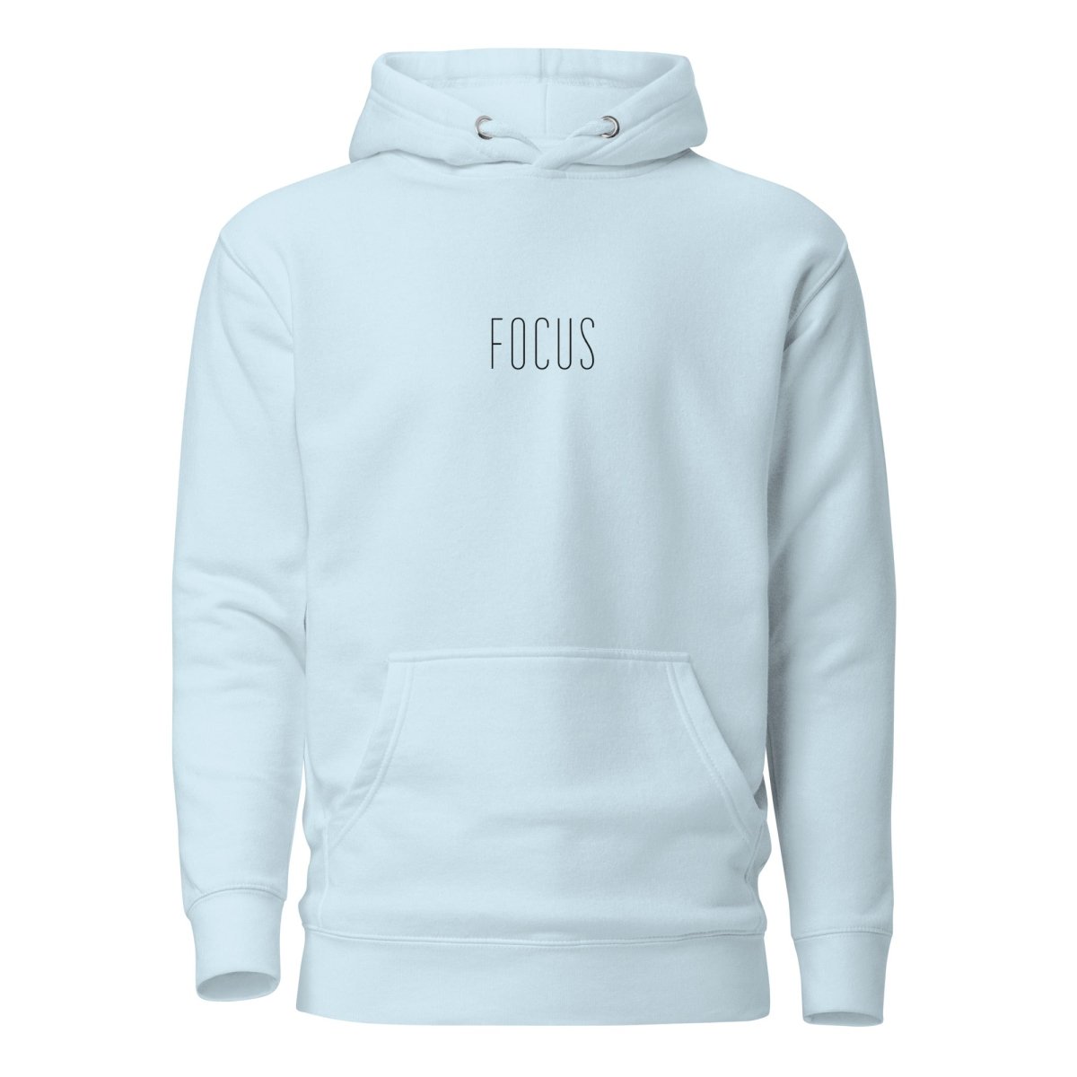 Hoodie Premium Unisexe – FOCUS (Noir) - Wearistic