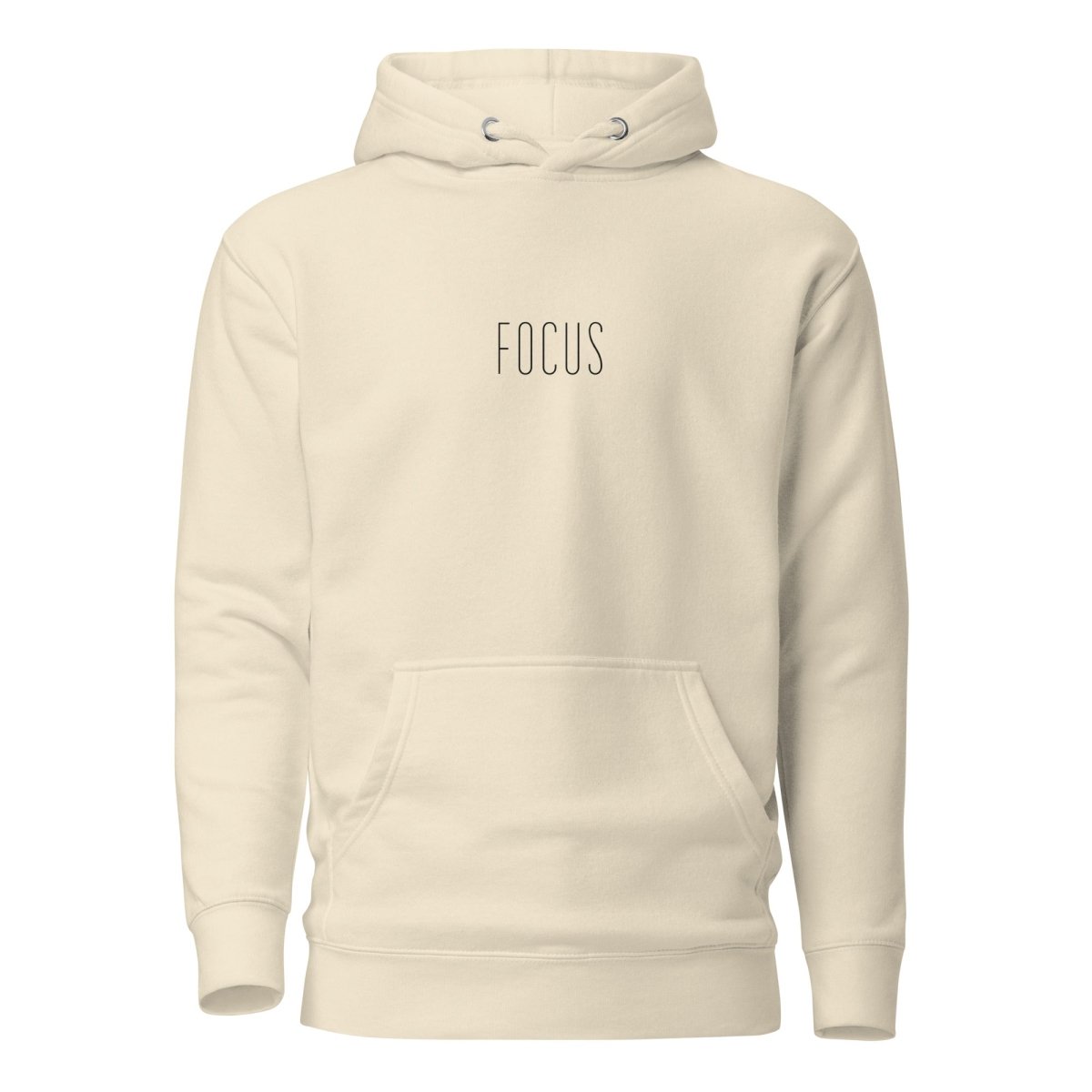 Hoodie Premium Unisexe – FOCUS (Noir) - Wearistic