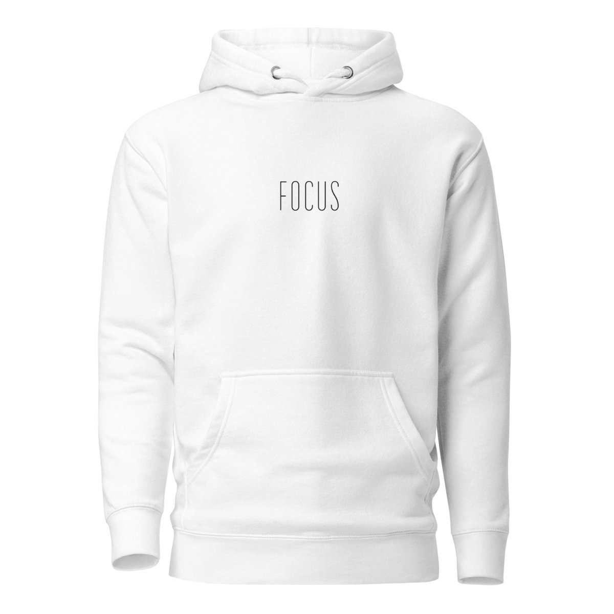 Hoodie Premium Unisexe – FOCUS (Noir) - Wearistic