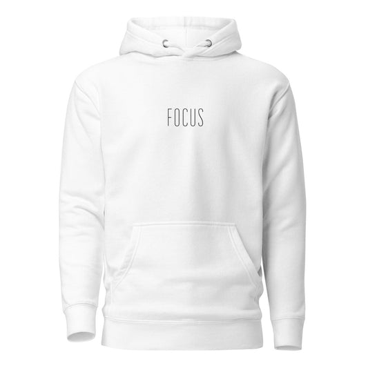 Hoodie Premium Unisexe – FOCUS (Noir) - Wearistic