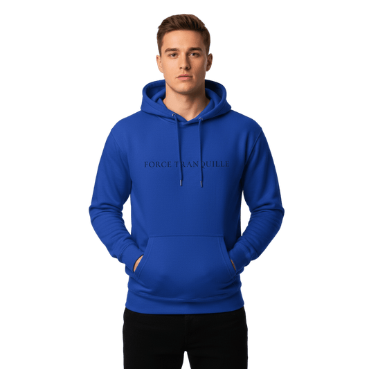 Hoodie Premium Unisexe – FORCE TRANQUILLE (Noir) - Wearistic