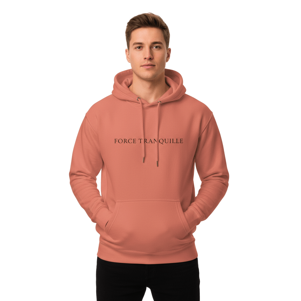Hoodie Premium Unisexe – FORCE TRANQUILLE (Noir) - Wearistic