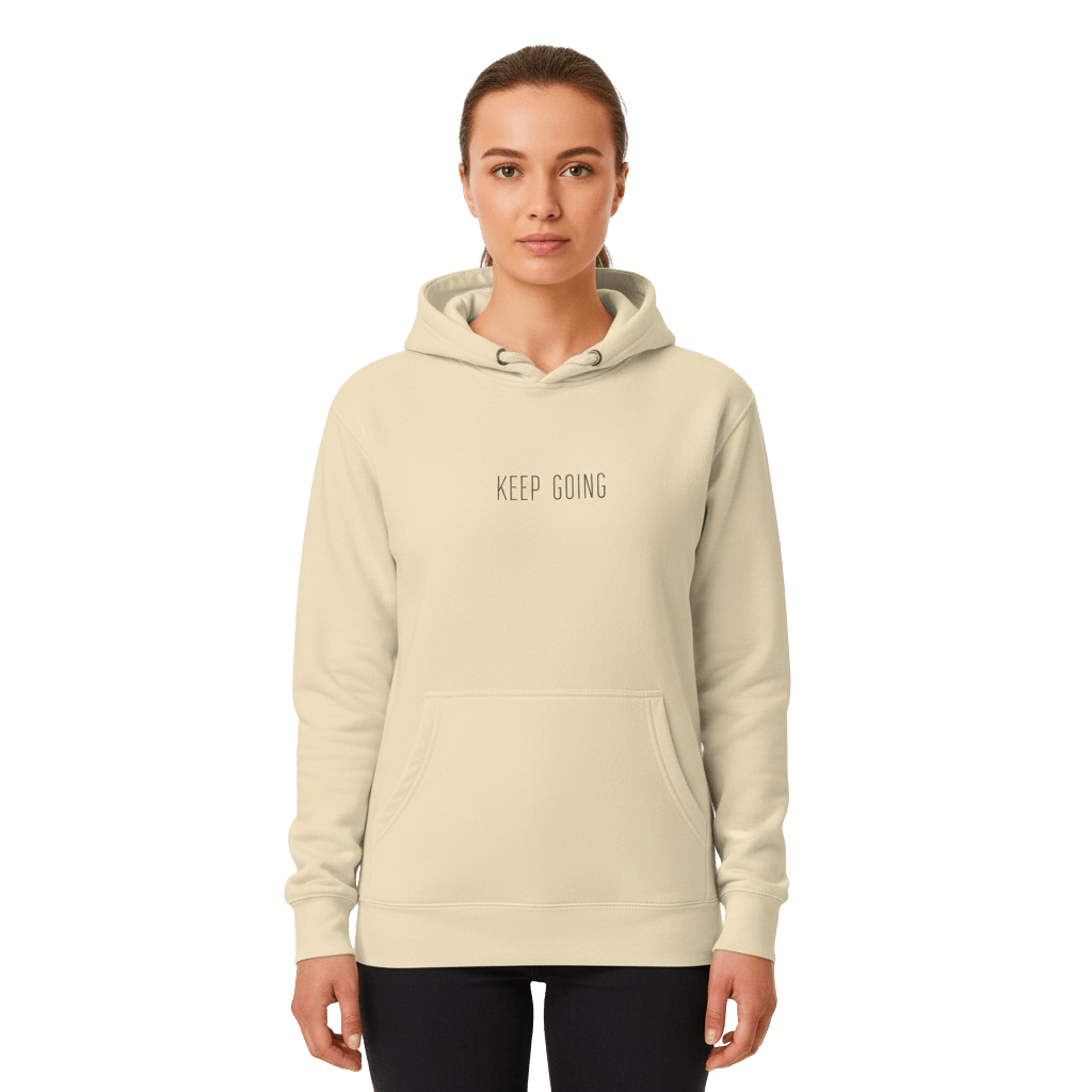 Hoodie Premium Unisexe – KEEP GOING (Noir) - Wearistic