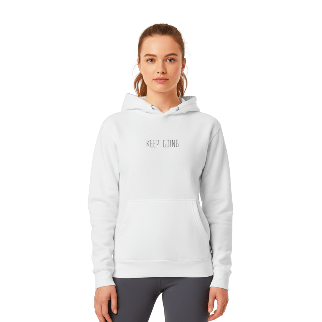 Hoodie Premium Unisexe – KEEP GOING (Noir) - Wearistic