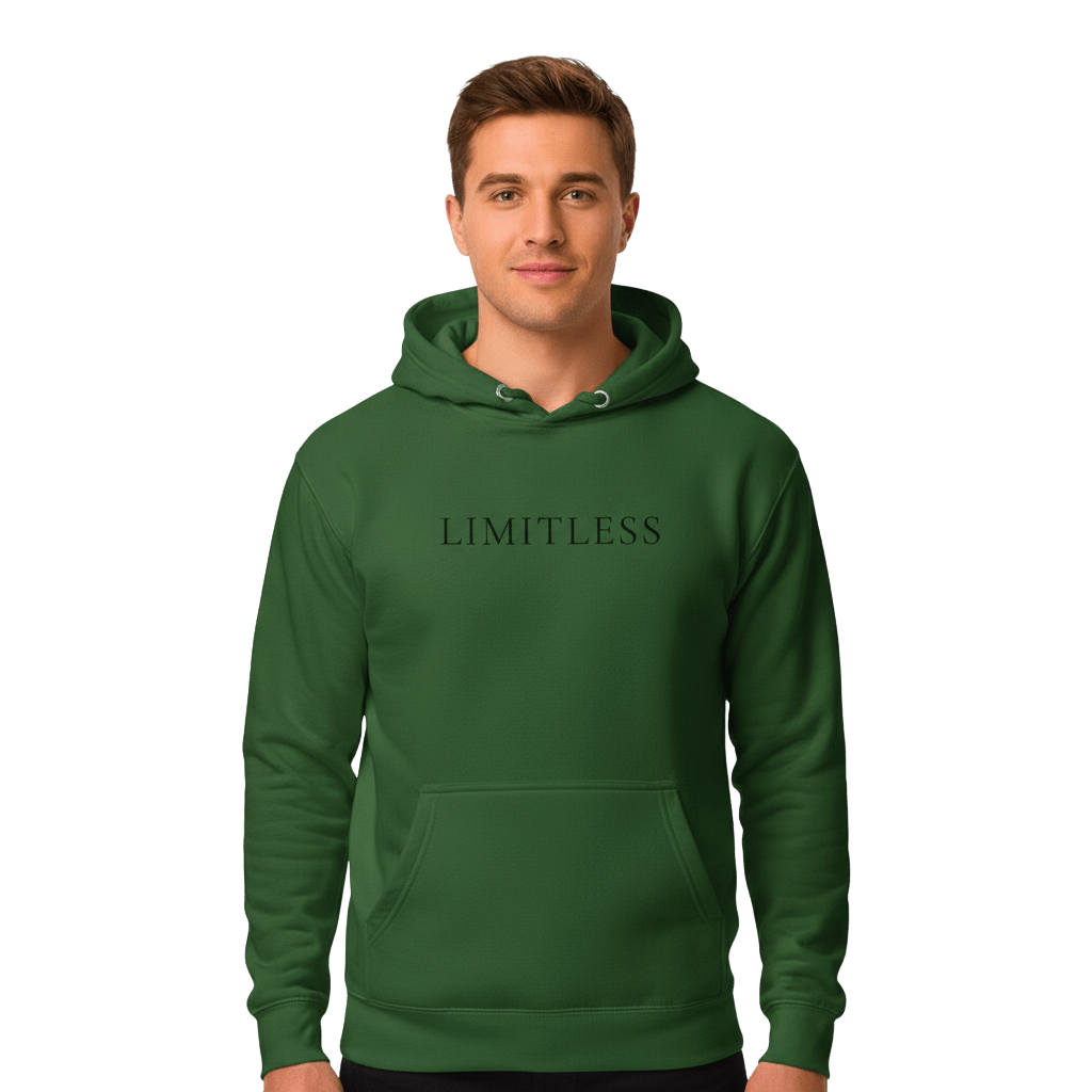 Hoodie Premium Unisexe – LIMITLESS (Noir) - Wearistic