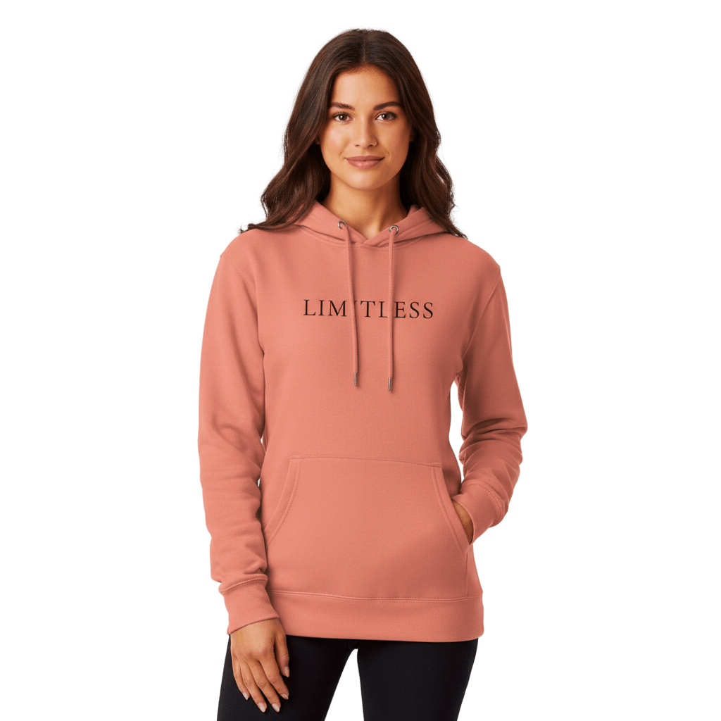 Hoodie Premium Unisexe – LIMITLESS (Noir) - Wearistic