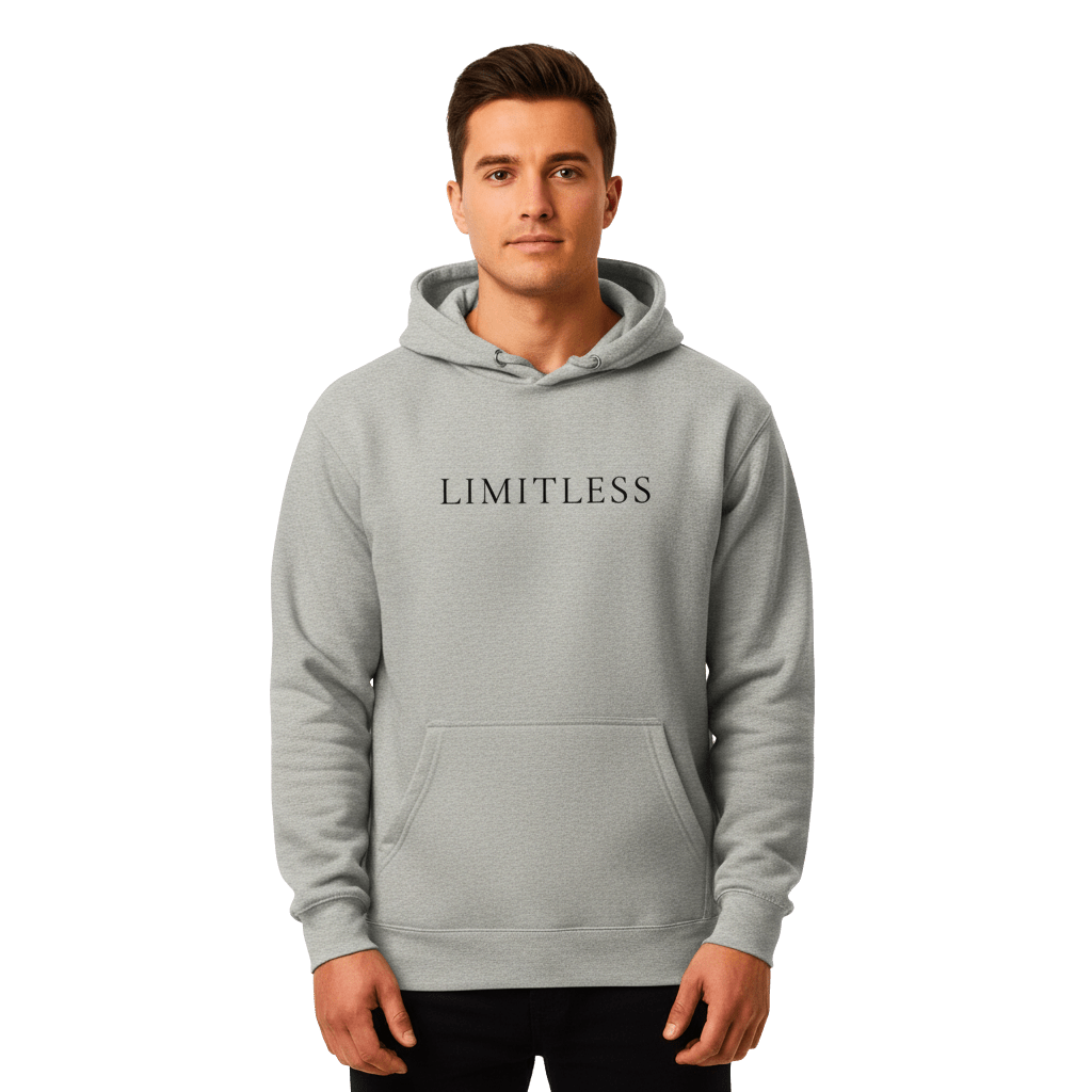 Hoodie Premium Unisexe – LIMITLESS (Noir) - Wearistic