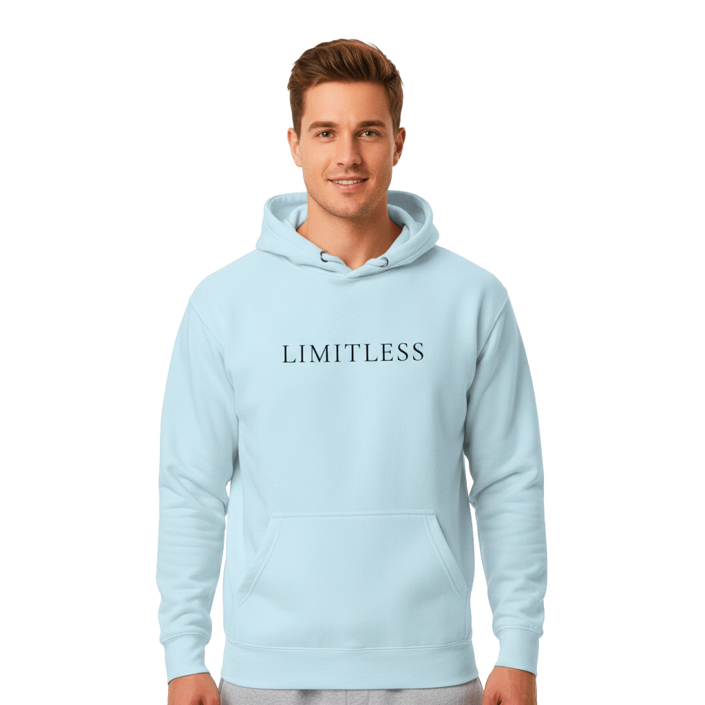 Hoodie Premium Unisexe – LIMITLESS (Noir) - Wearistic