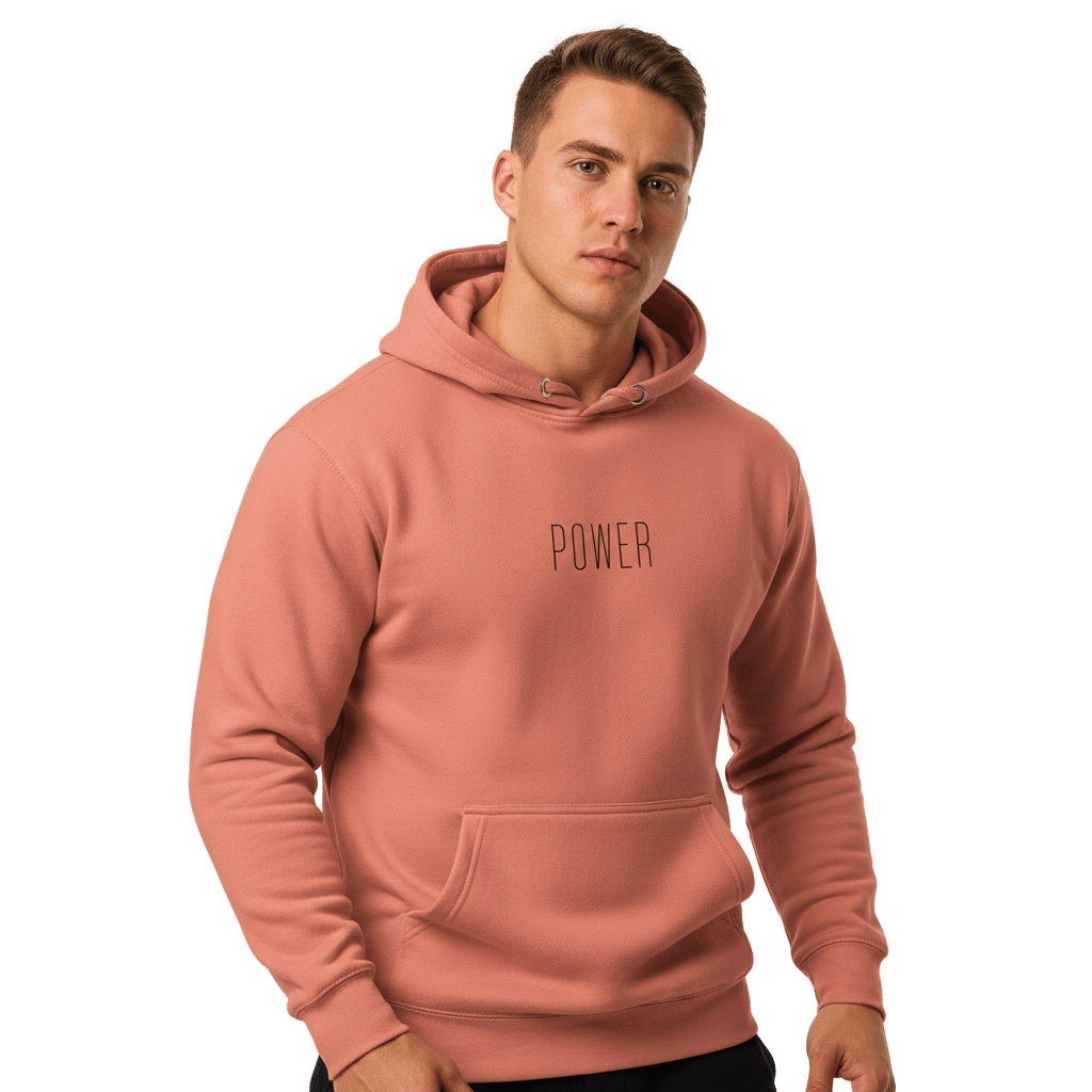 Hoodie Premium Unisexe – POWER (Noir) - Wearistic