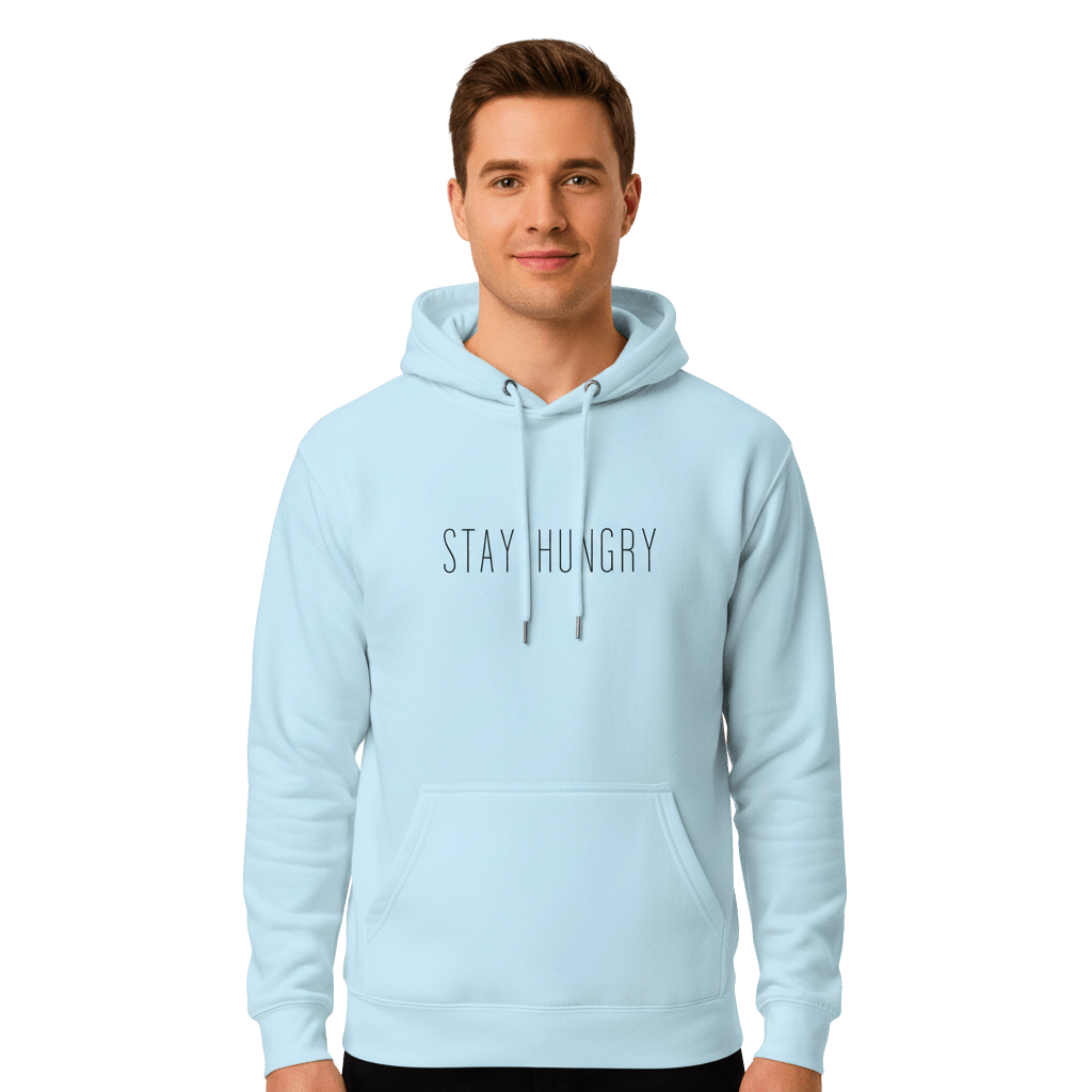 Hoodie Premium Unisexe – STAY HUNGRY (Noir) - Wearistic