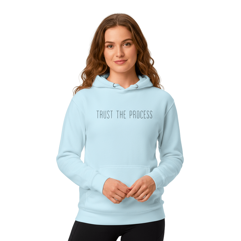 Hoodie Premium Unisexe – TRUST THE PROCESS (Noir) - Wearistic