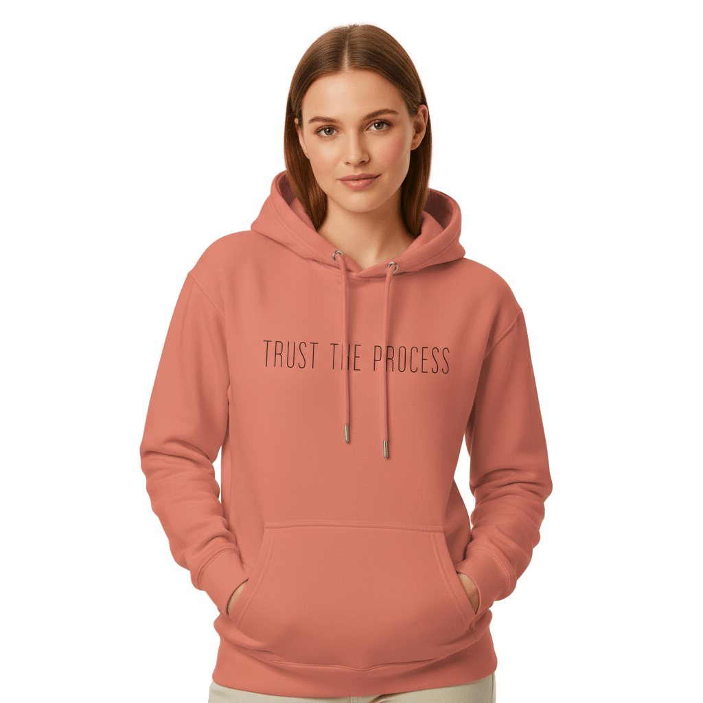 Hoodie Premium Unisexe – TRUST THE PROCESS (Noir) - Wearistic