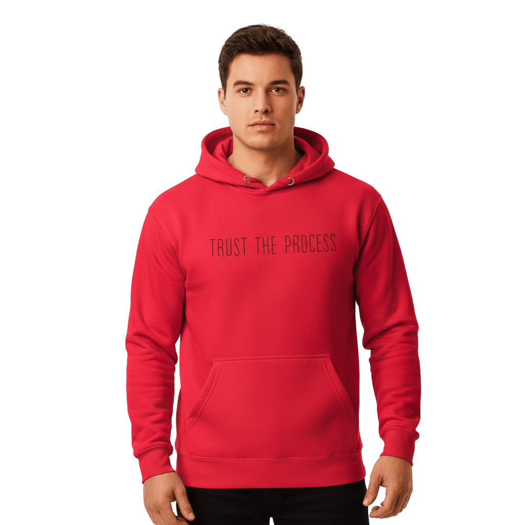 Hoodie Premium Unisexe – TRUST THE PROCESS (Noir) - Wearistic