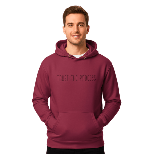 Hoodie Premium Unisexe – TRUST THE PROCESS (Noir) - Wearistic