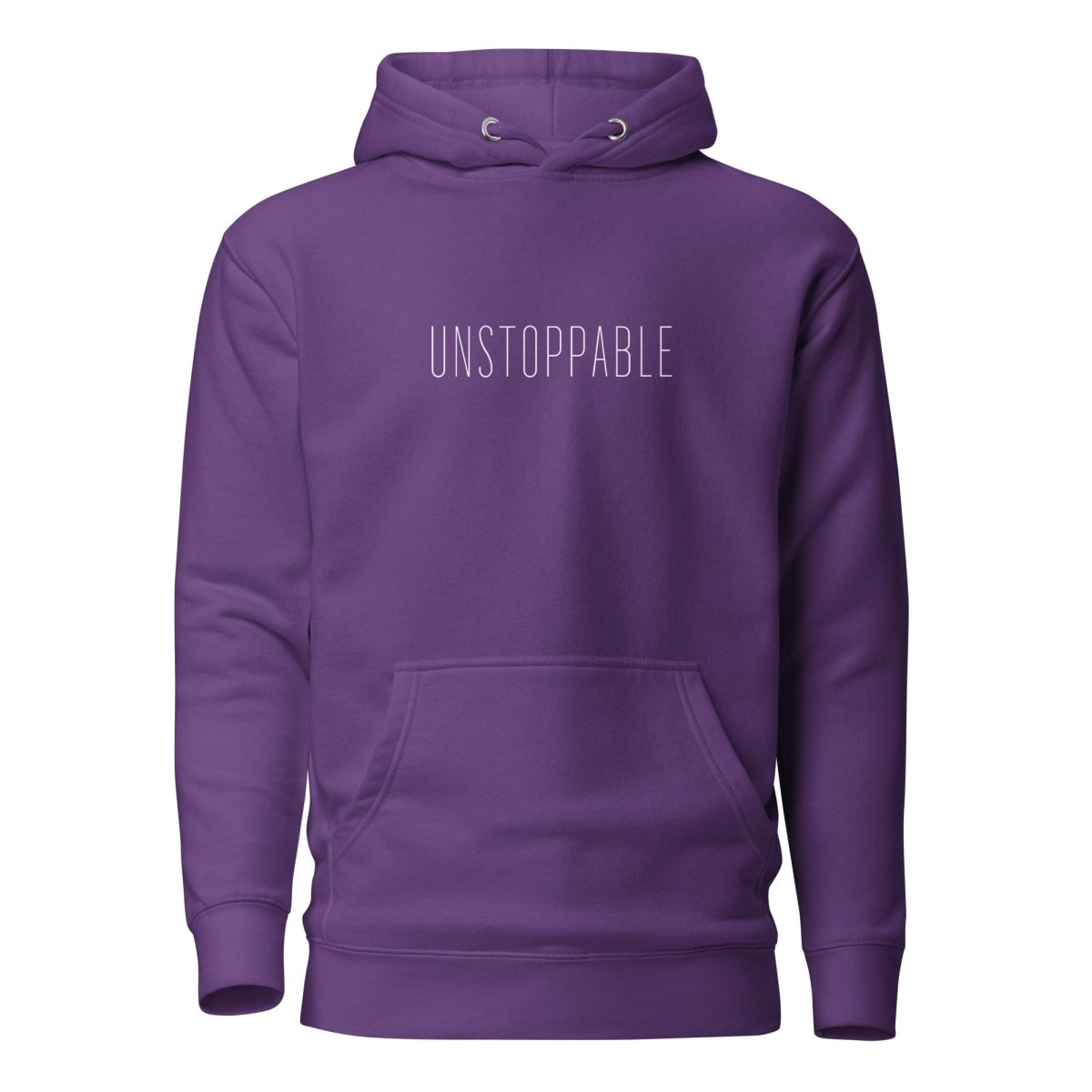 Hoodie Premium Unisexe – UNSTOPPABLE (Blanc) - Wearistic
