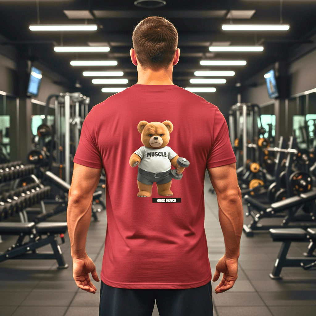 T-shirt unisexe en coton biologique – BEAR - Wearistic