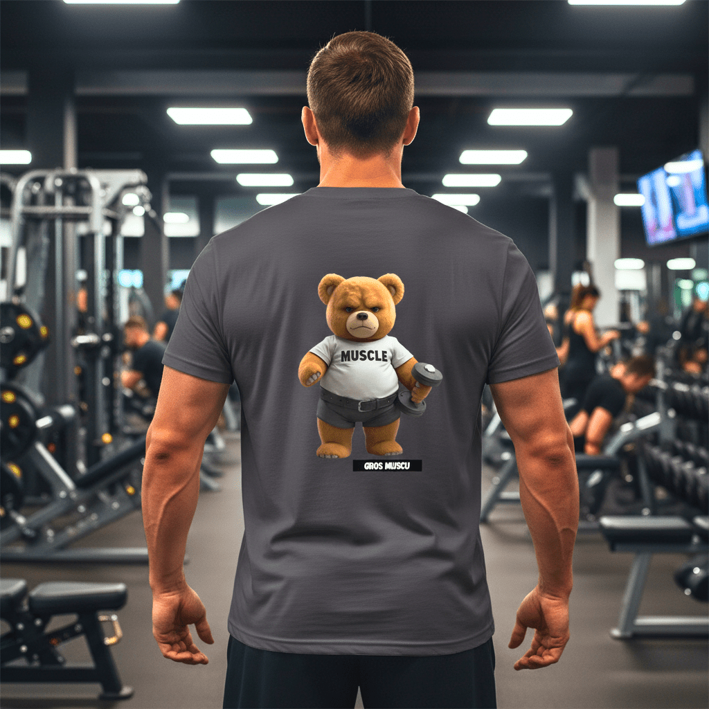 T-shirt unisexe en coton biologique – BEAR - Wearistic