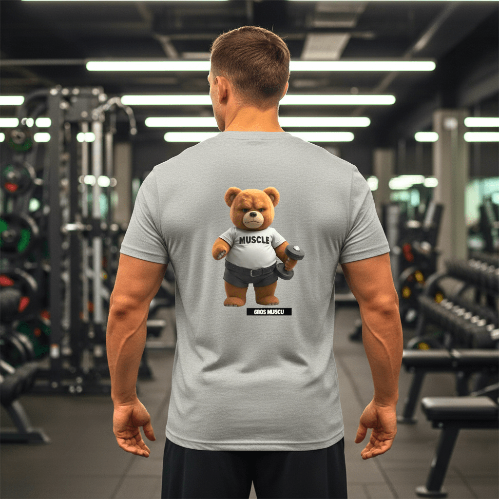 T-shirt unisexe en coton biologique – BEAR - Wearistic