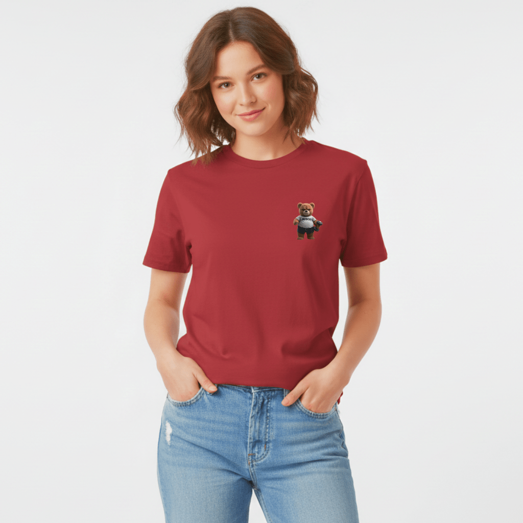 T-shirt unisexe en coton biologique – BEAR (Petit) - Wearistic
