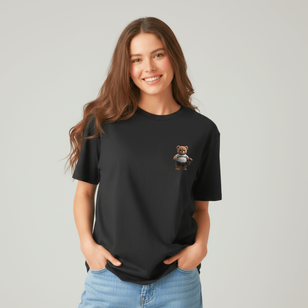 T-shirt unisexe en coton biologique – BEAR (Petit) - Wearistic