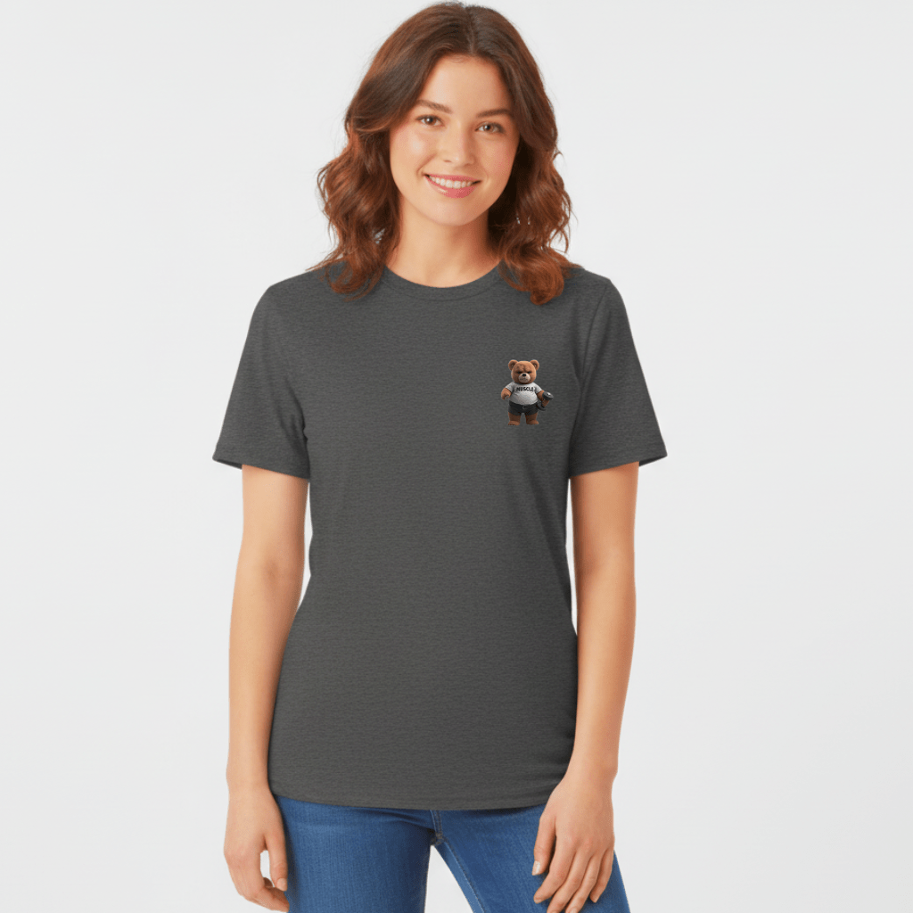 T-shirt unisexe en coton biologique – BEAR (Petit) - Wearistic