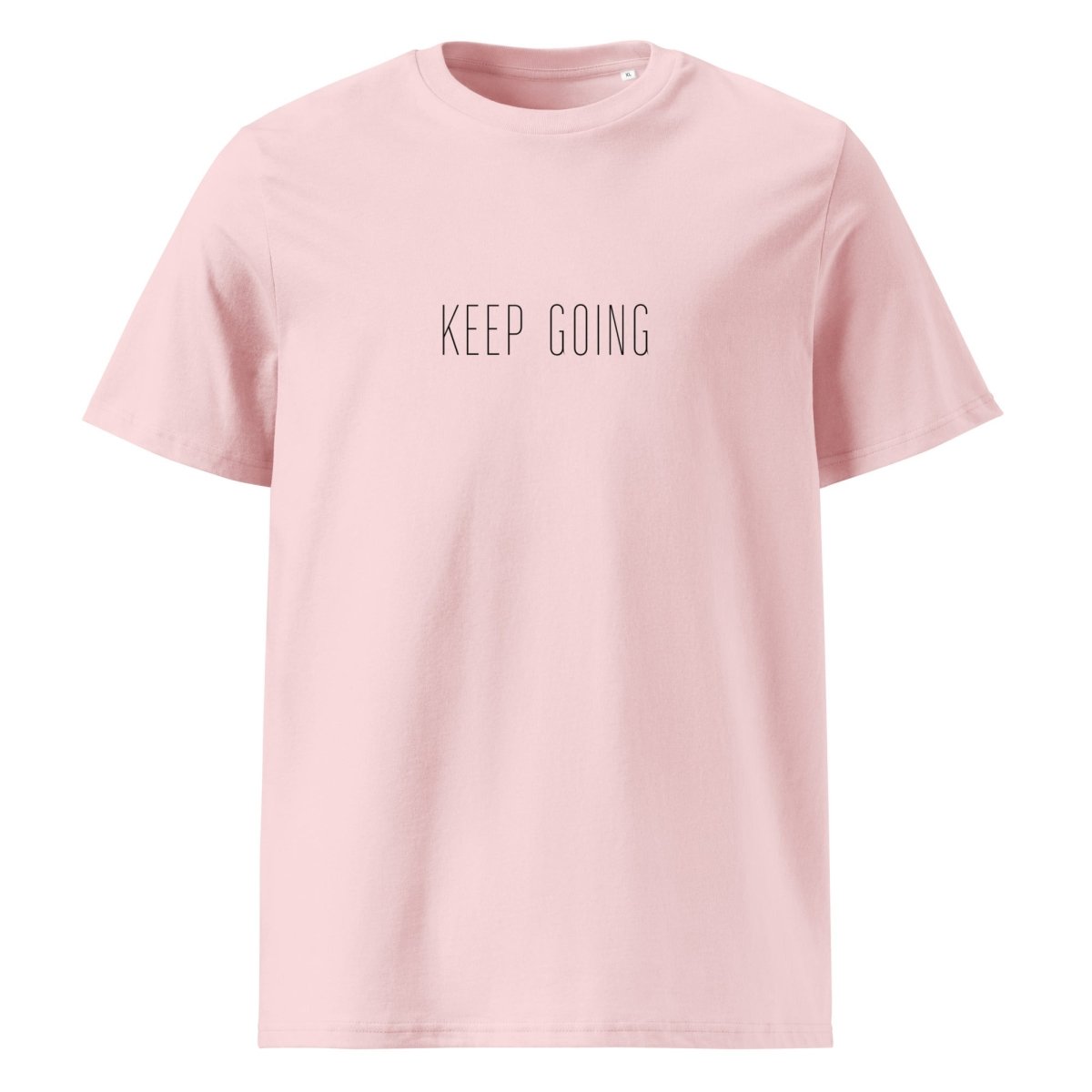 T-shirt unisexe en coton biologique - Keep going black - Wearistic