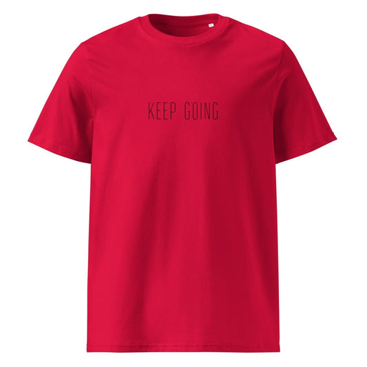 T-shirt unisexe en coton biologique - Keep going black - Wearistic
