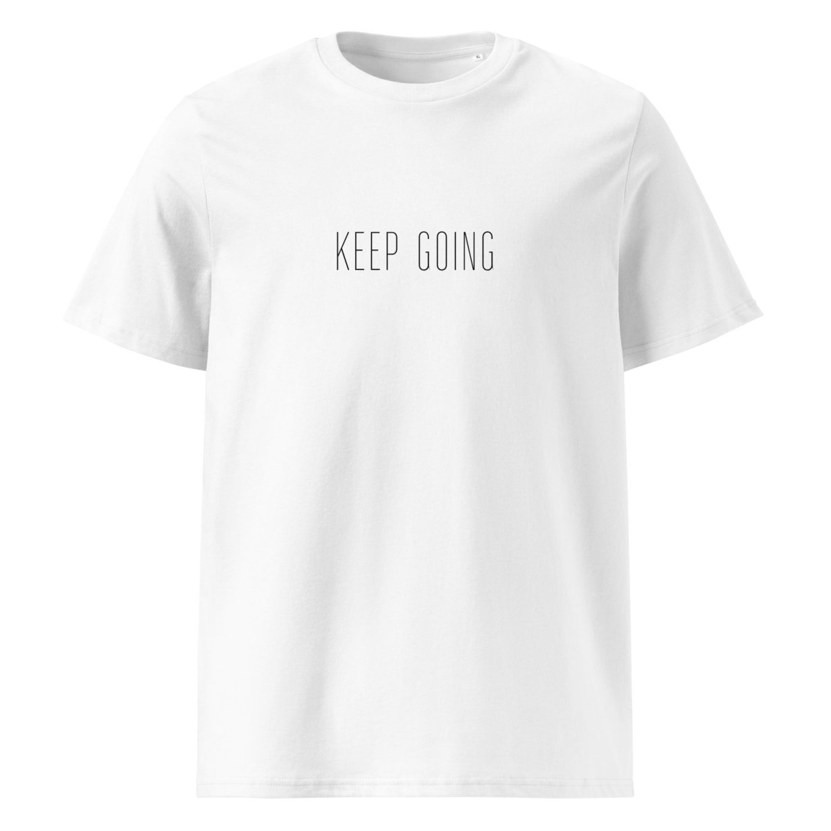 T-shirt unisexe en coton biologique - Keep going black - Wearistic
