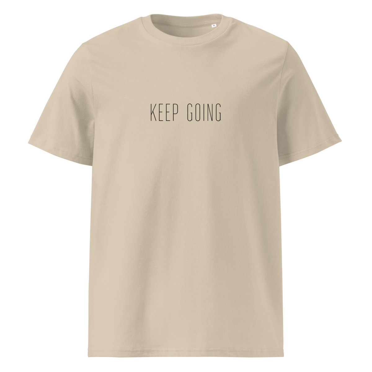 T-shirt unisexe en coton biologique - Keep going black - Wearistic