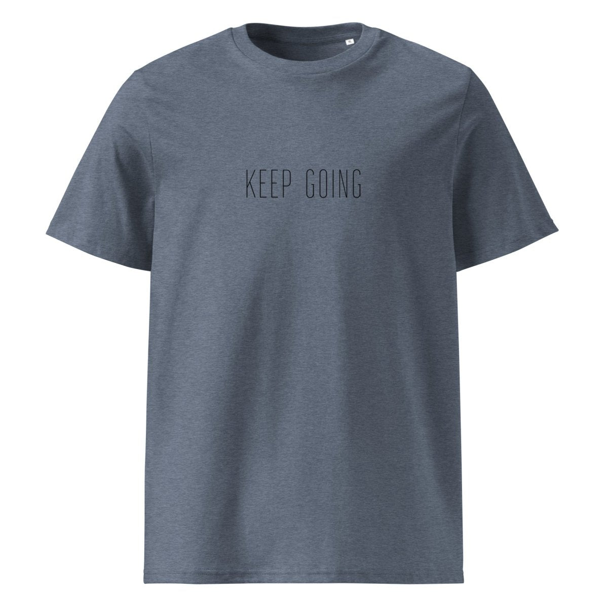 T-shirt unisexe en coton biologique - Keep going black - Wearistic