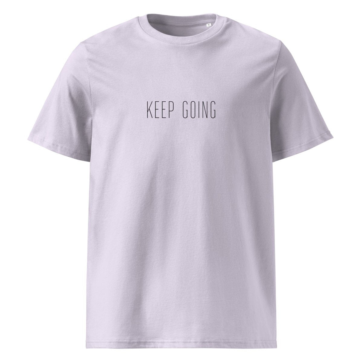 T-shirt unisexe en coton biologique - Keep going black - Wearistic
