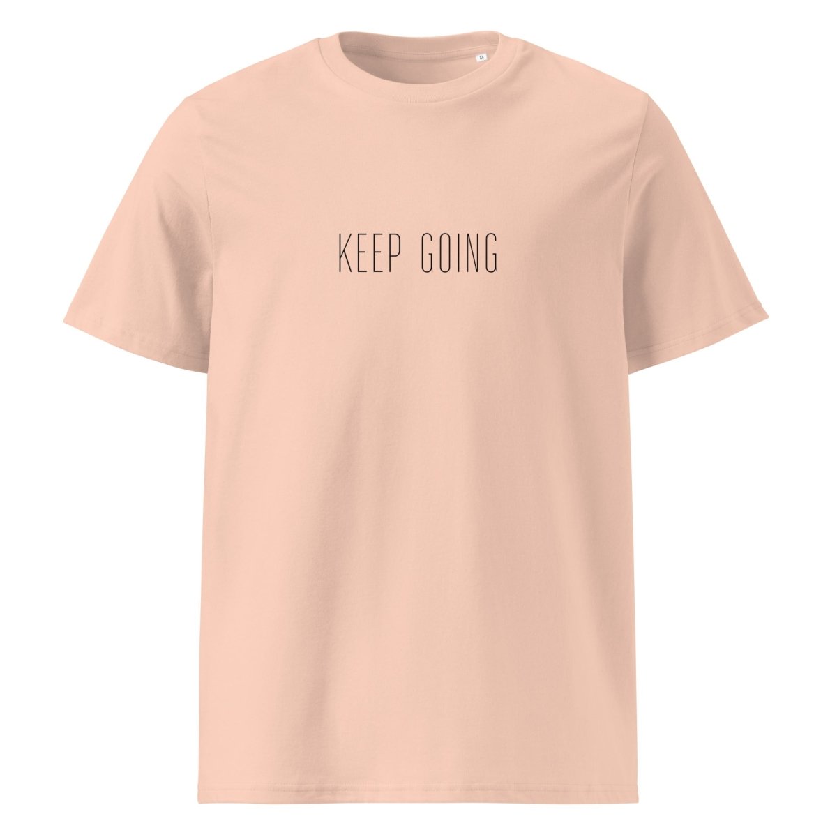 T-shirt unisexe en coton biologique - Keep going black - Wearistic
