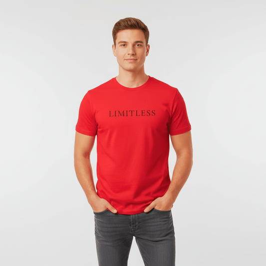T-shirt unisexe en coton biologique – LIMITLESS (Noir) - Wearistic