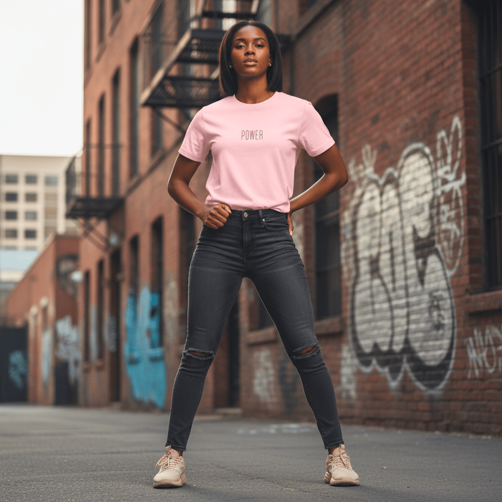 T-shirt unisexe en coton biologique – POWER - Wearistic