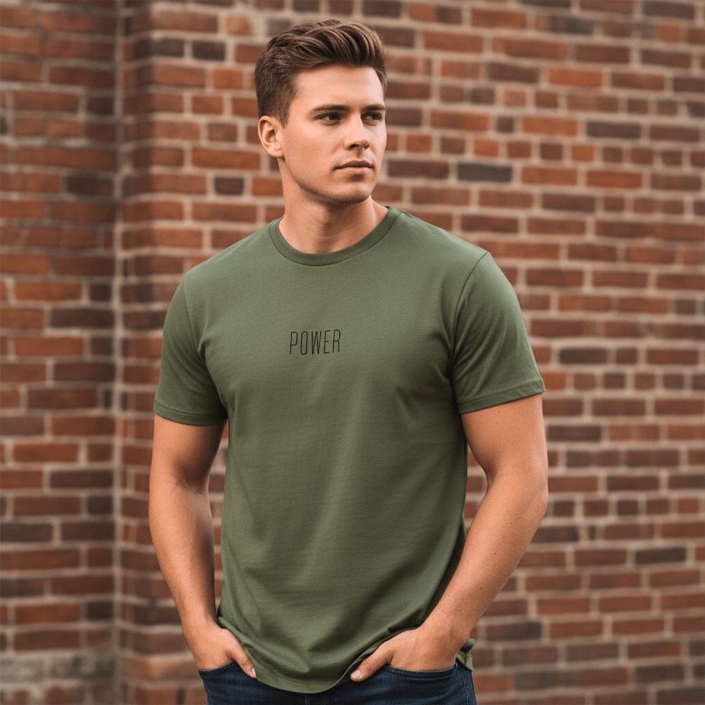 T-shirt unisexe en coton biologique – POWER - Wearistic
