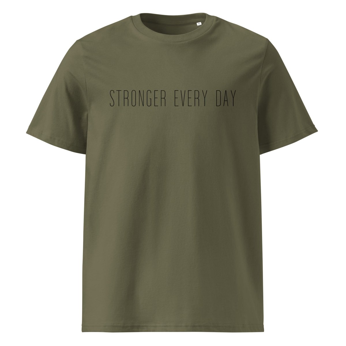 T-shirt unisexe en coton biologique - Stronger every day - black - Wearistic