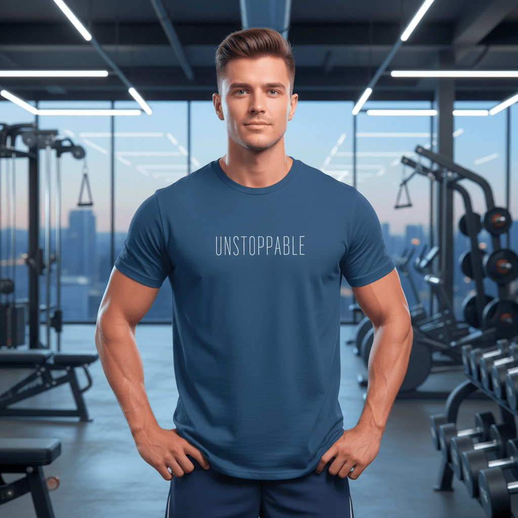 T-shirt unisexe en coton biologique – Unstoppable (Blanc) - Wearistic