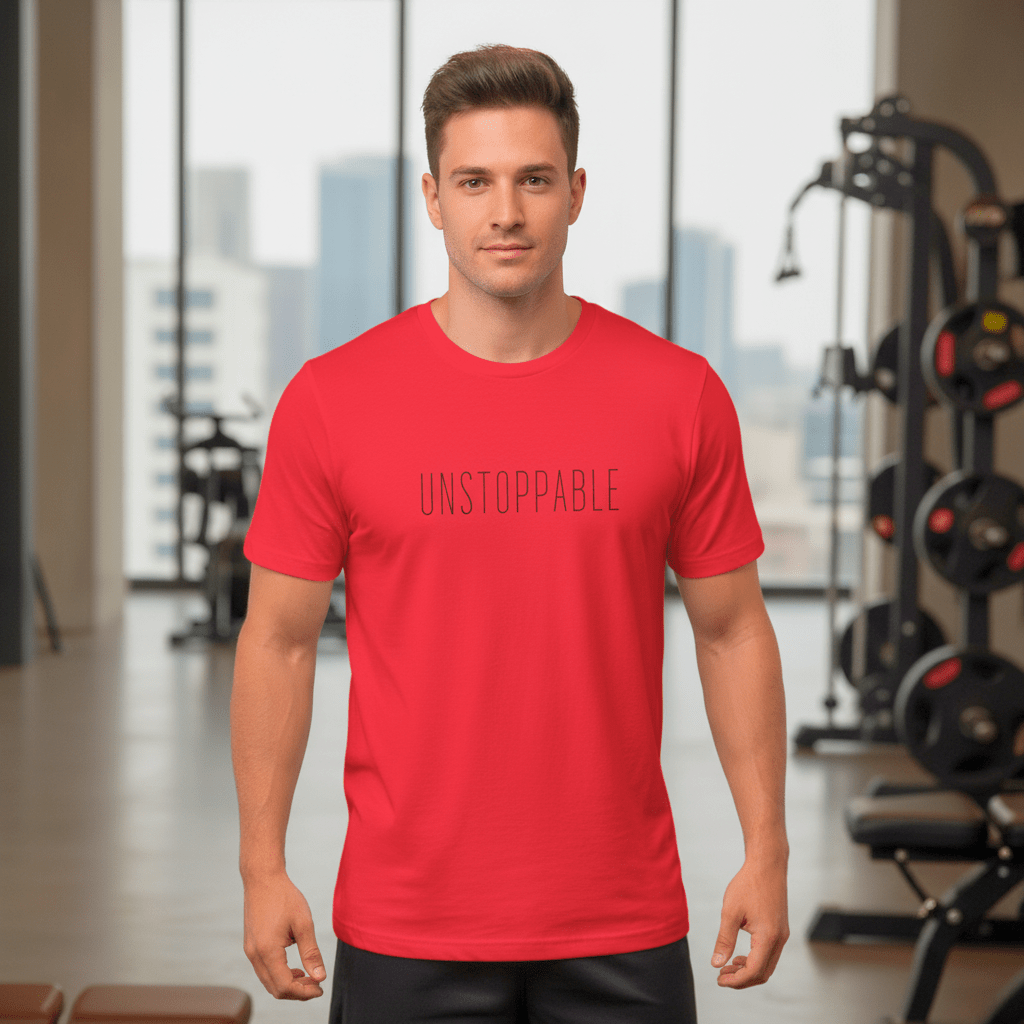 T-shirt unisexe en coton biologique - Unstoppable (noir) - Wearistic