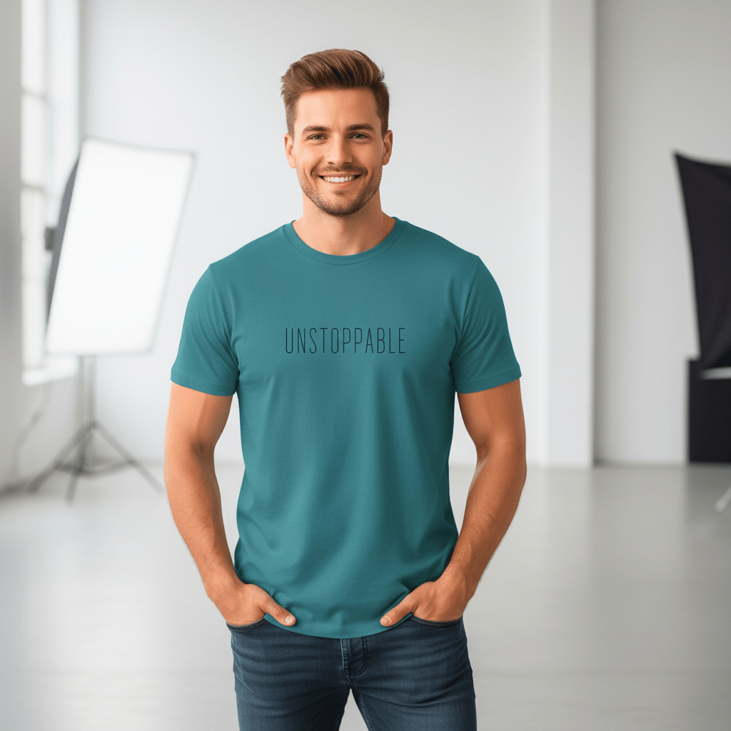 T-shirt unisexe en coton biologique - Unstoppable (noir) - Wearistic