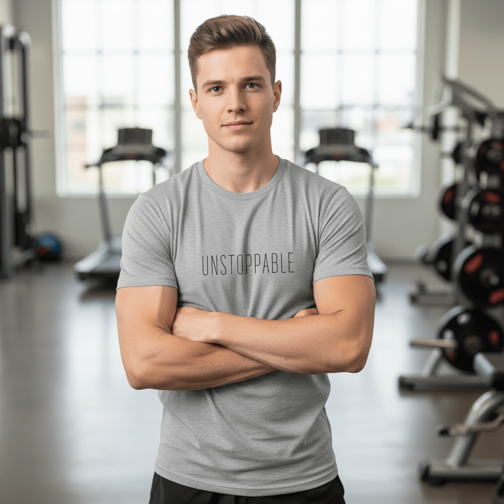 T-shirt unisexe en coton biologique - Unstoppable (noir) - Wearistic