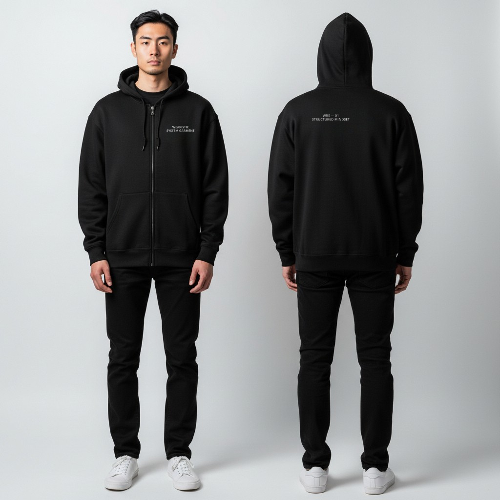 WRS-01 - Structured Zip Hoodie