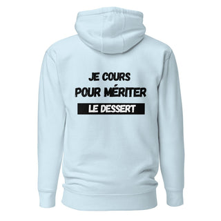 Hoodie “Motivation Gourmande.” — Ligne Noire — Horizon Blue